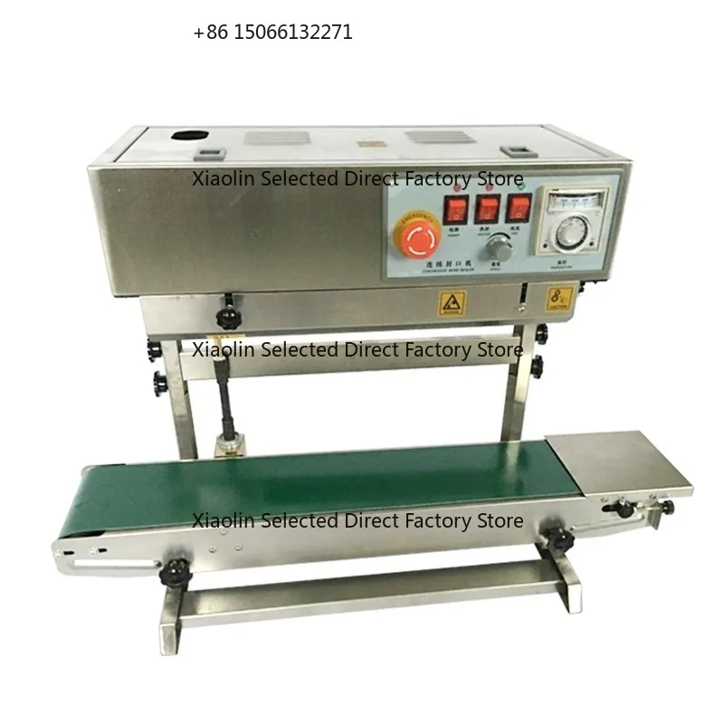 

FR-770 Vertical Style Sealing Machine Plastic Bag Shrink Sleeve Seaming Machine Continuous Band Sealer