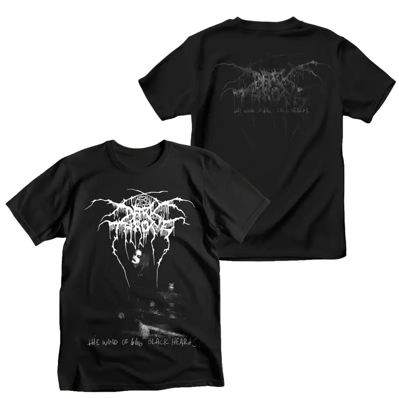 

Authentic Darkthrone The Winds of 666 Black Hearts T Shirt S 2XL NEW