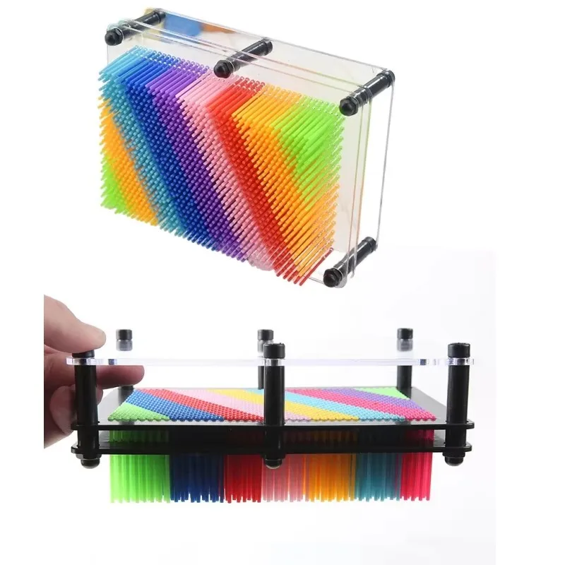 3D Clone Pin Stress Relief  Art Clone Hand Shape Model Adult Toys Pinscreen Needle Board Sculptures Painting  Gift