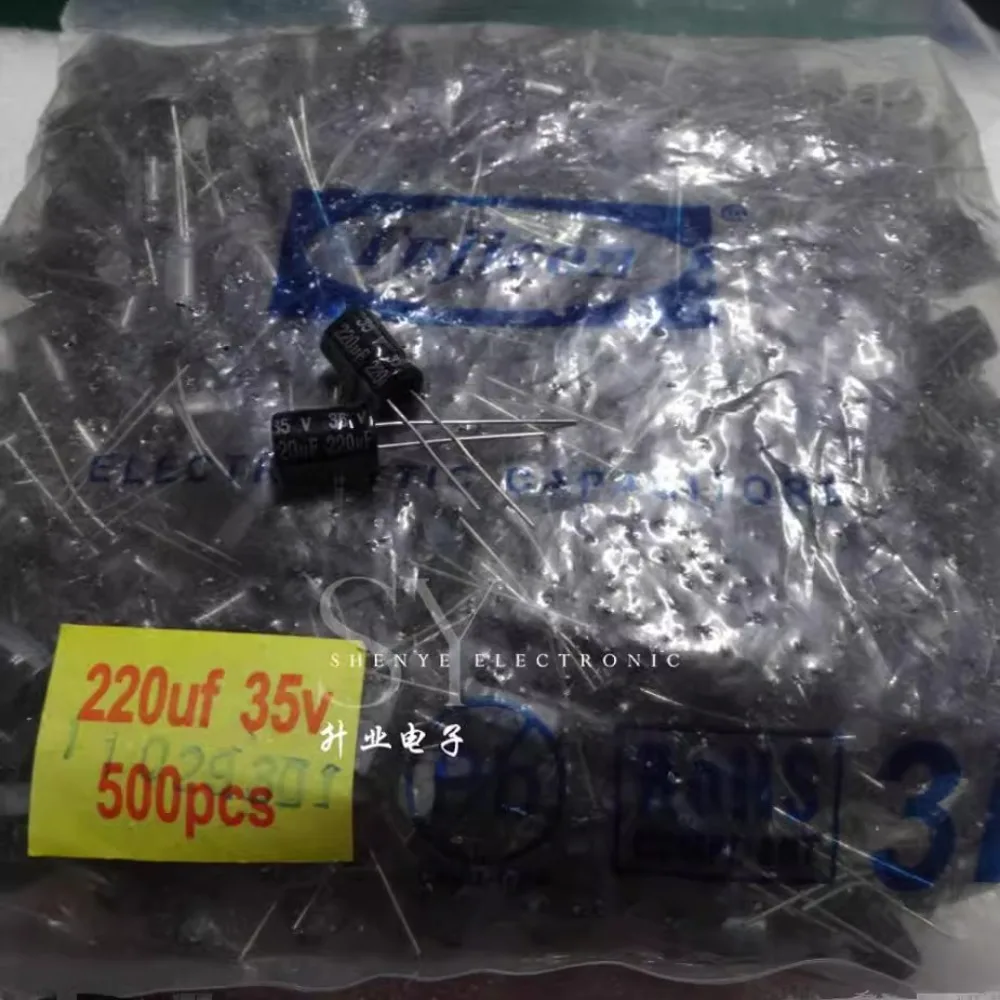 

20PCS FUJICON 35V 220uF 220uf/35V 8*11 new electrolytic capacitor