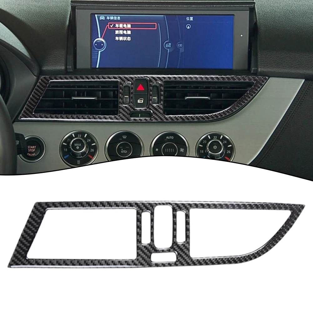 

Decorative Sticker Transform Your For BMW Z4 E89 2009 2016 with Carbon Fiber Center Air Vent Sticker Trim Easy Installation