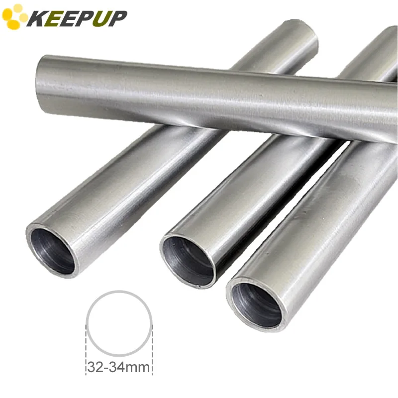 Aluminum Tubing Aluminum Alloy Straight Round Pipe for DIY Outer Diameter 32 33 34 mm Inner Diameter 22 23 24 25 26 27 28 30 mm