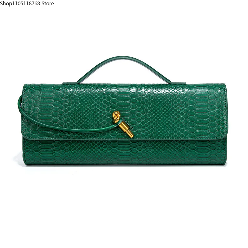 

Crocodile Handle Stylish and Unique Women's Handbag Banquet Bag Multifunctional One-shoulder Crossbody Bag