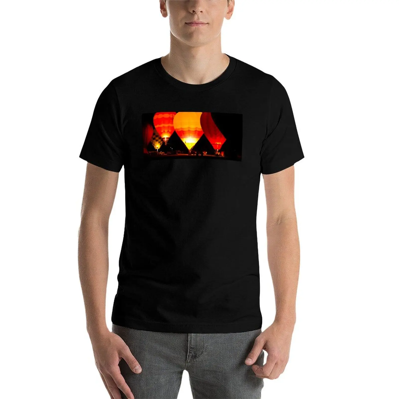 

Balloon Glow, Albuquerque, NM T-Shirt man t shirt luxury t shirt man cotton man t shirts for men T-Shirt