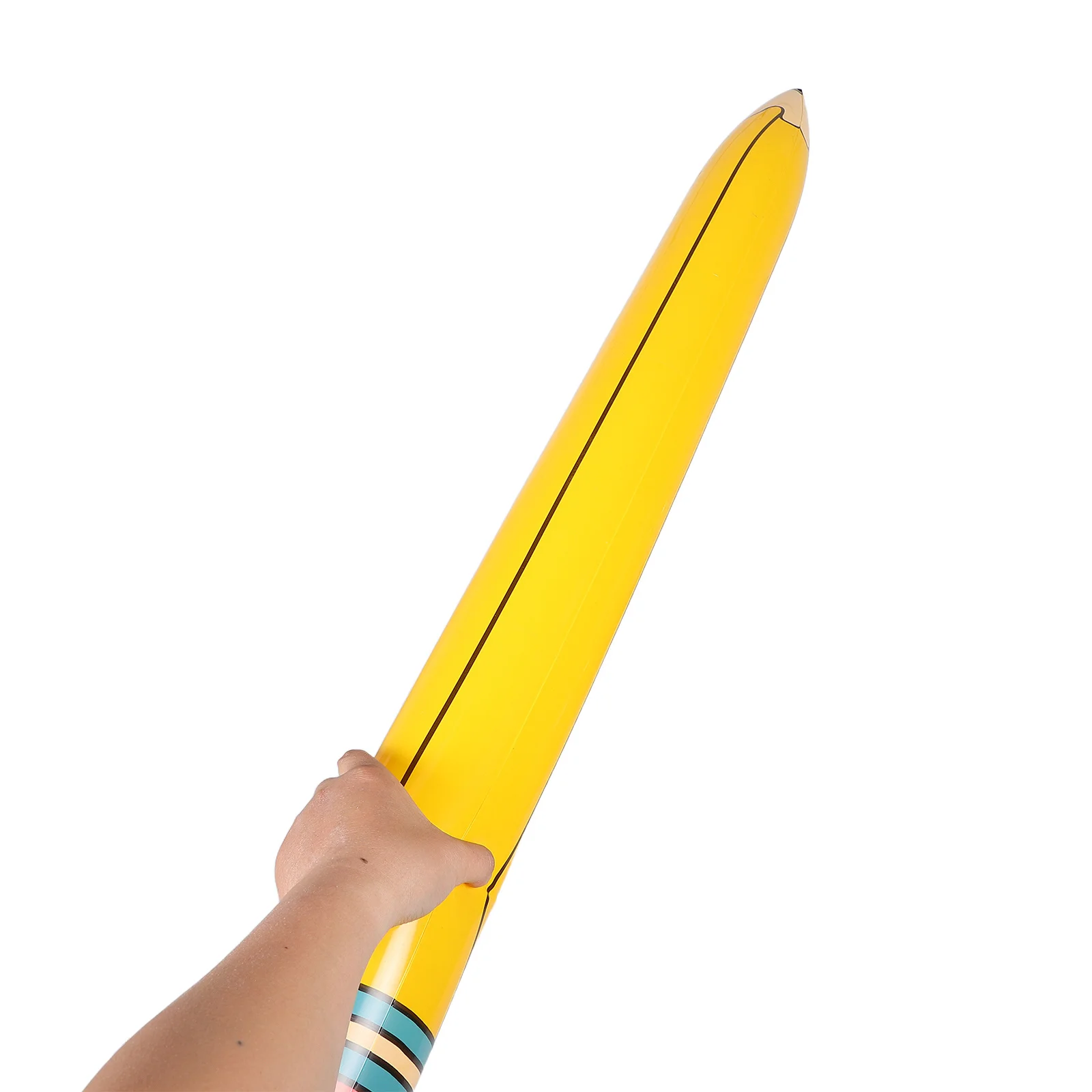 

2Pcs Oversized Inflatable Pencil Hanging Wall Decor Realistic Look Graduation Party Favors Photo Prop Jumbo Crayon