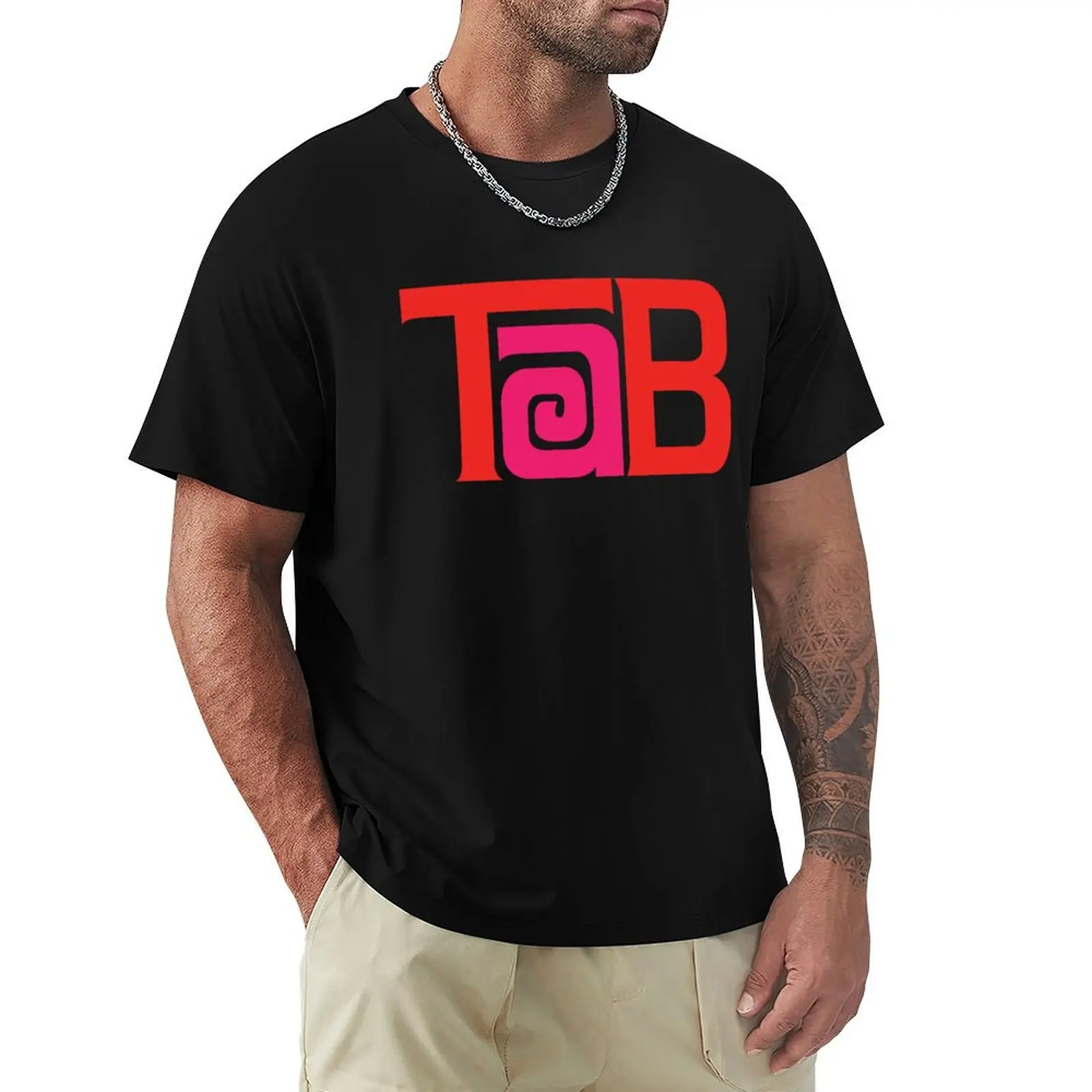 

Tab diet soda vintage logo T-Shirt Big and Tall Casual T-Shirt