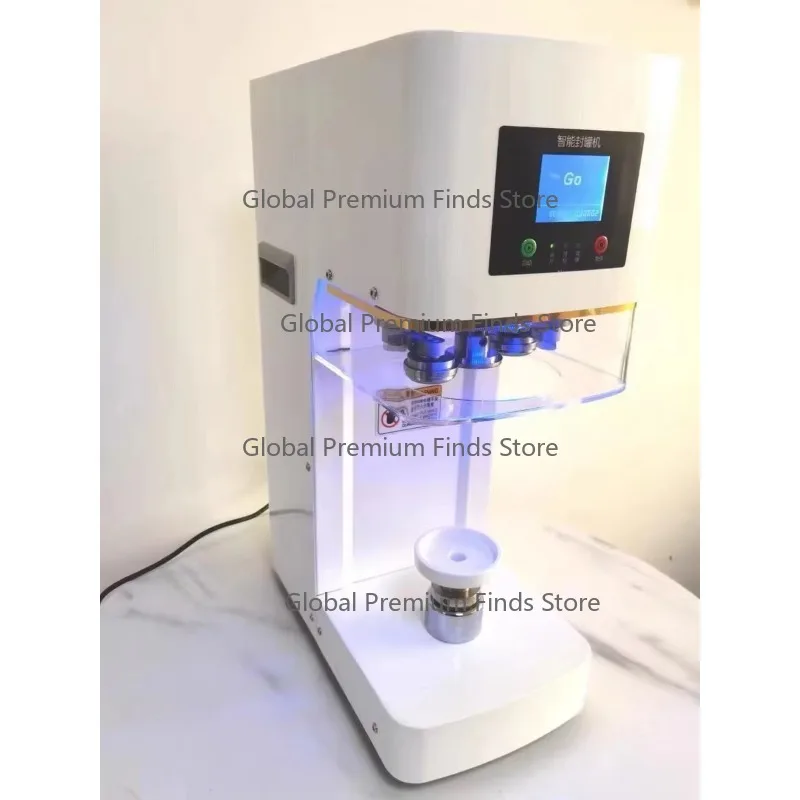 Industrial Semi-Automatic Impulse Sealer | Soda POP Beverage Can Sealing Machine for Bottle Packaging Line