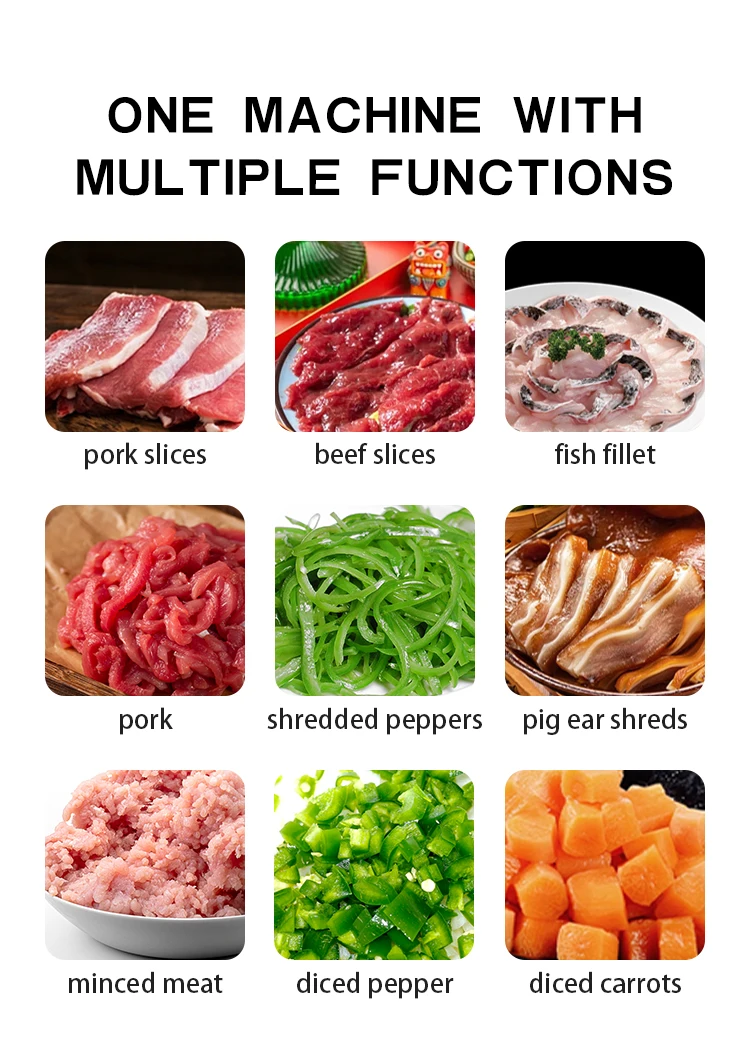 Meat Mutton Cutting Slicing Machine Fresh Beef Jerky Slicer/Flake Pork