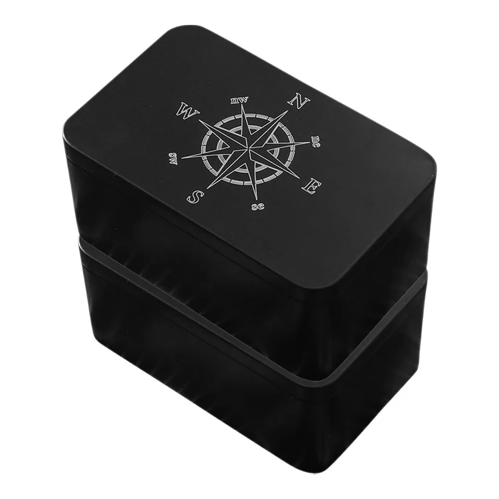

2Pcs Iron Tarot Storage Box Portable Large Capacity Card Holder Playing Card Organizer Container Tarot Storage Box