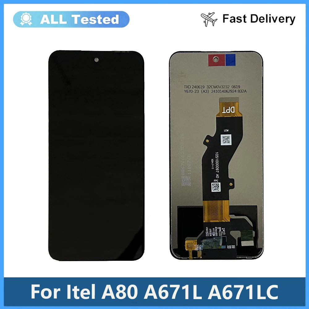 

6,7 "проектированный ЖК-дисплей Itel A80 A671L A671LC, дигитайзер сенсорного экрана в сборе с датчиком A 80 A671L, детали ЖК-дисплея