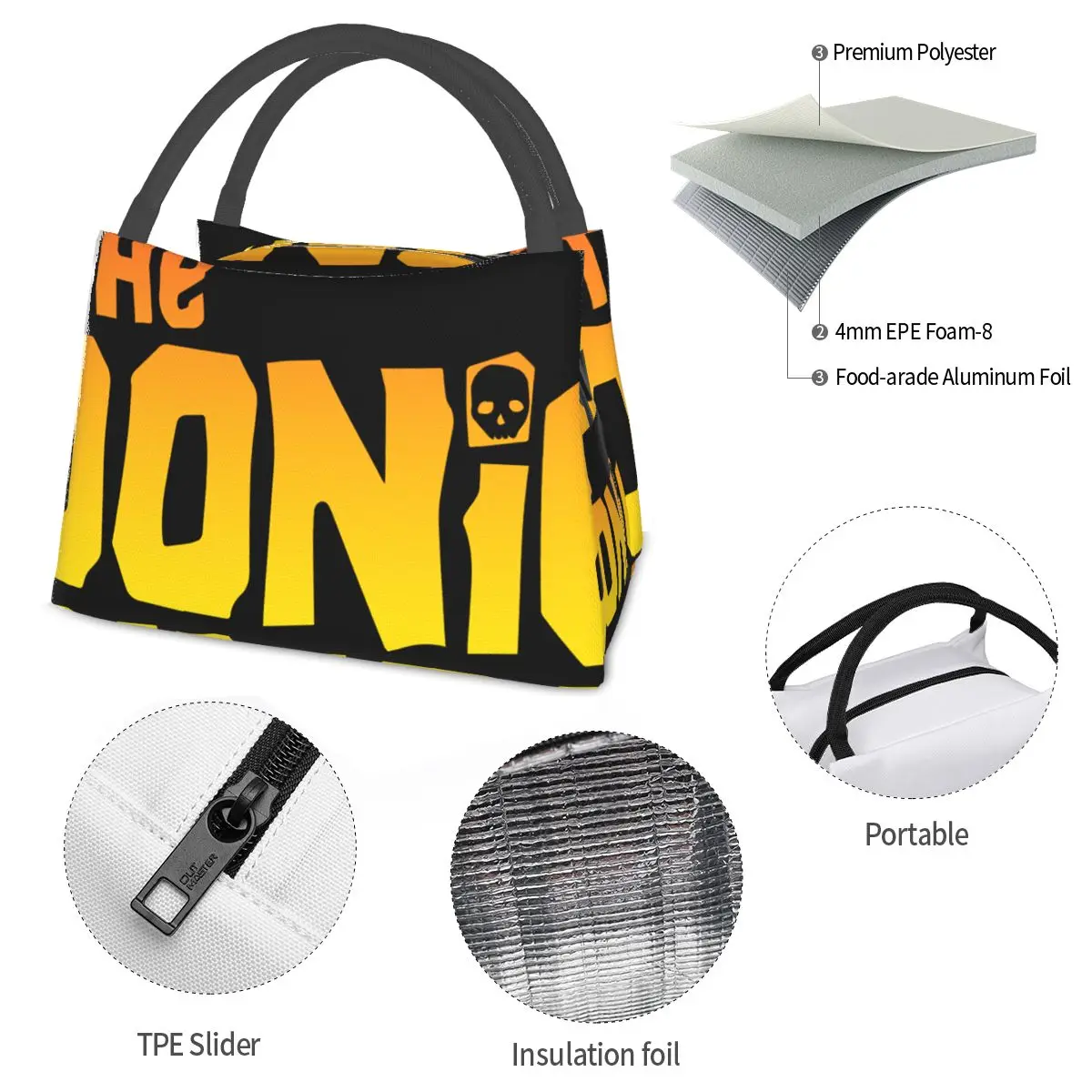 The Goonies Portable insulation bag for Cooler Thermal Food Office Pinic Container
