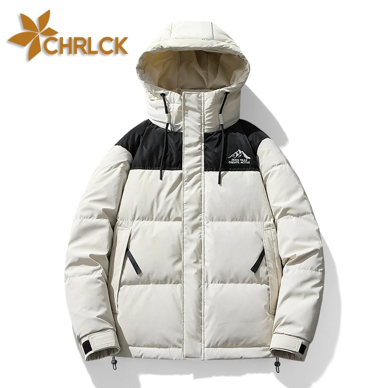 

CHRLCK Waterproof Hiking Down Jackets Men Winter Warm Windproof Camping Jacket Women Fishing Trekking Skiing Thick Coats Outdoor