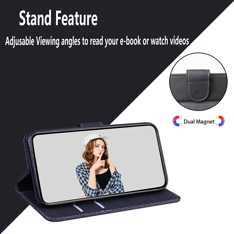 Luxury Business Leather Flip Wallet Case For Infinix Zero 30 5G Zero 20 8 Zero X Pro X NEO GT 20 Pro 5G Anti-Fall Phone Cover view 3
