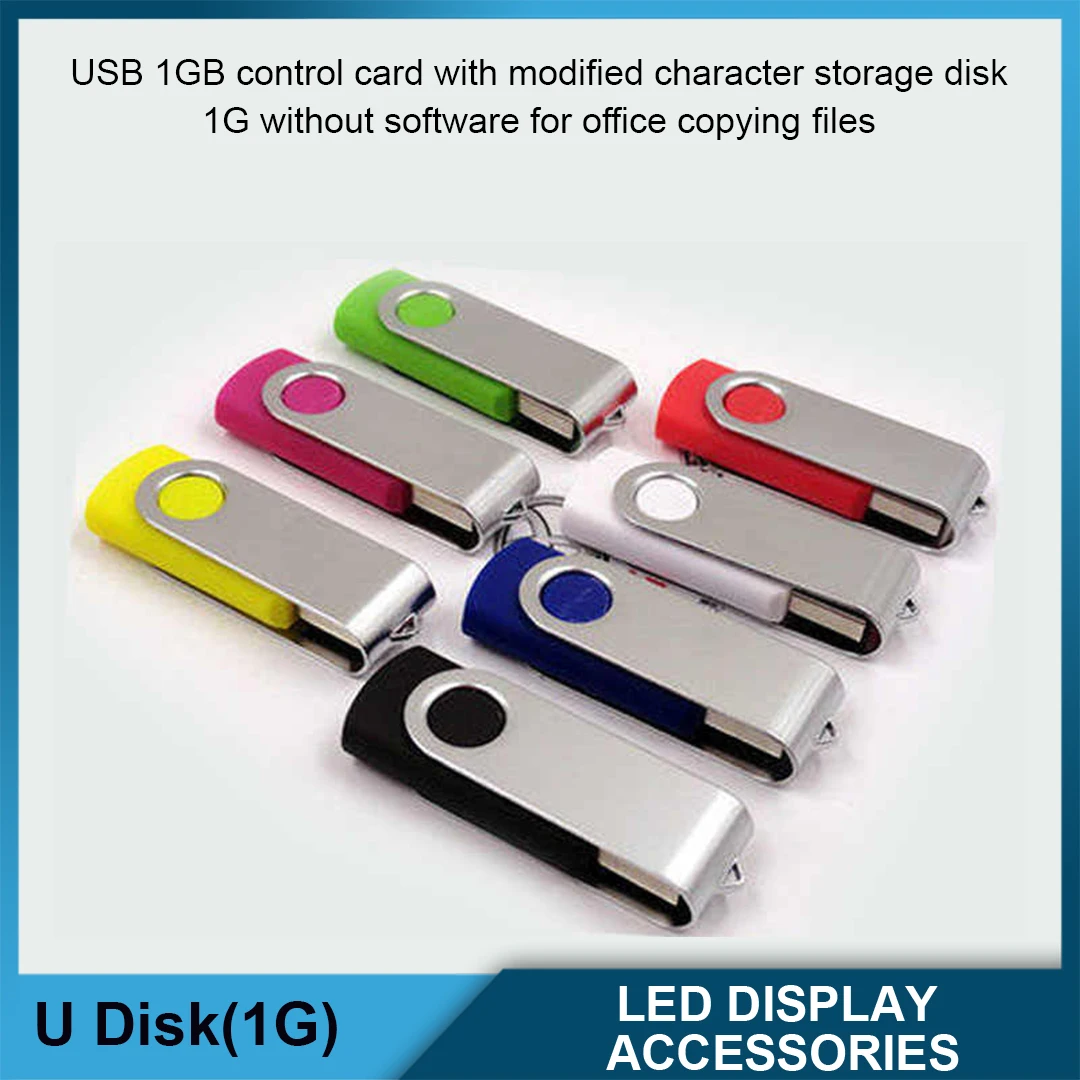 

1G USB Flash Drive LED Electronic Display Screen for Door Head Advertising Universal Storage Disk Text Can Be Changed