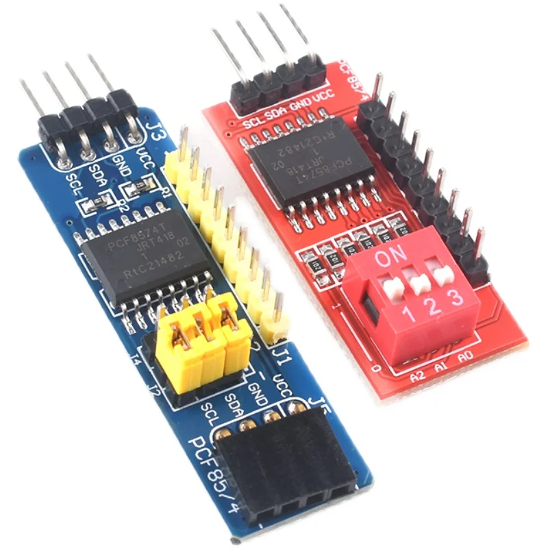 Top-Rated PCF8574 I/O Extension Board - 2-Wire Interface, 8 Modules Cascade, Ideal for MCU with Limited I/O Resources
