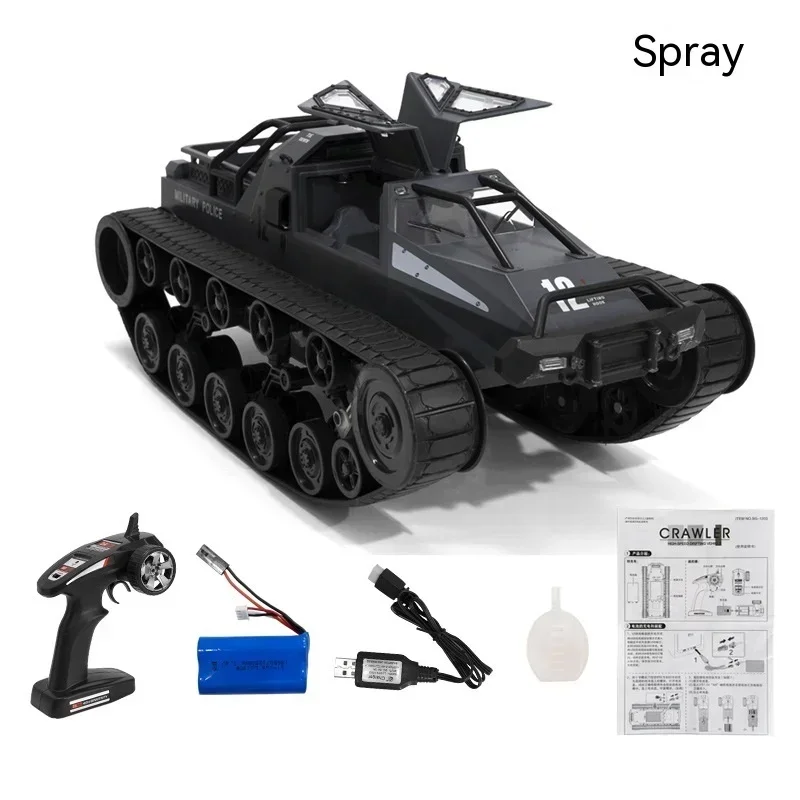 Remote Control Tank Extra-Large Electric Off-Road  Stunt High Speed RC Car Track Climbing Spray Car Children\'s Outdoor Toy Gifts