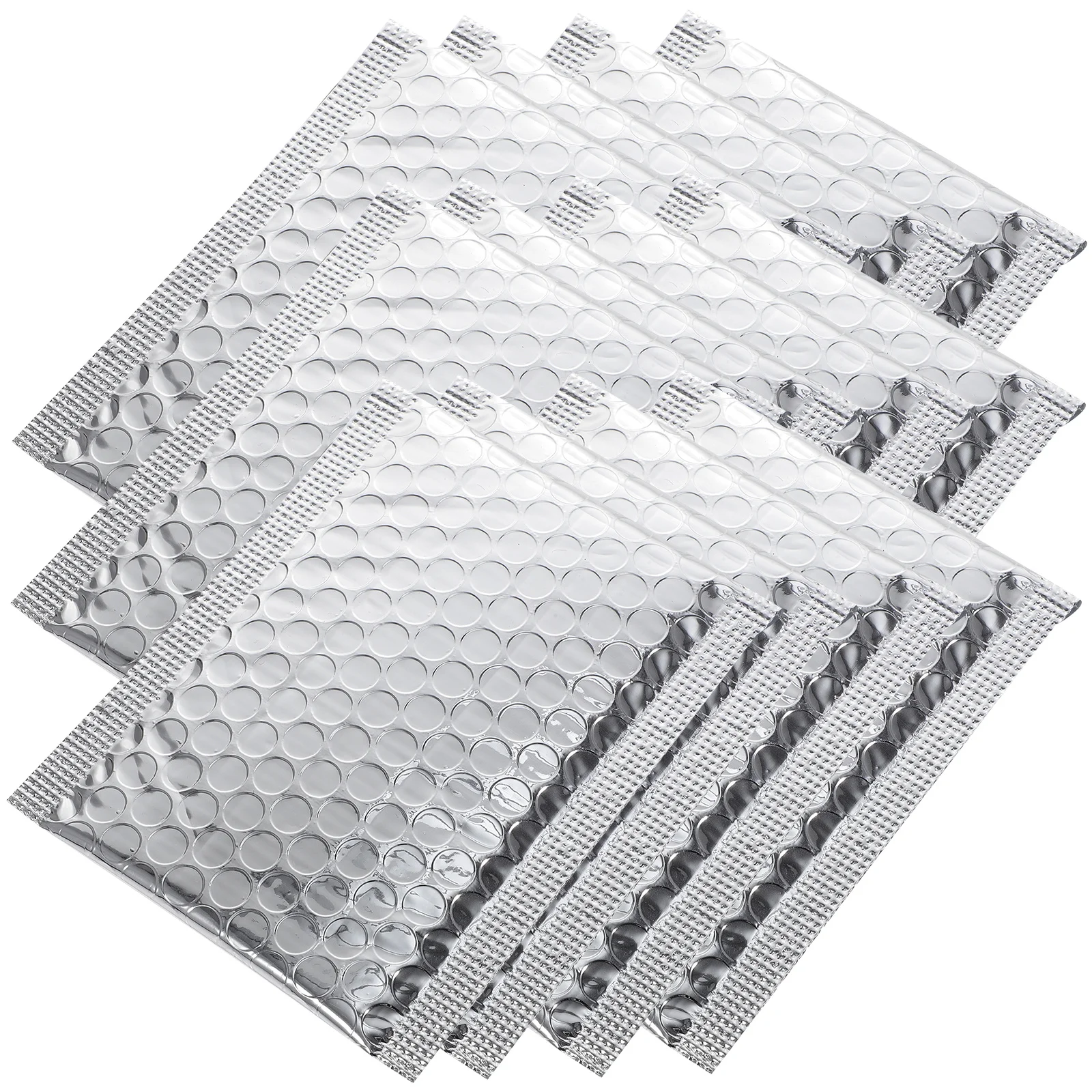 100 Stück Luftpolstertaschen mit Aluminium ausgekleideter, selbstklebender Versand, gepolsterte Umschläge, Schutztaschen, Luftpolstertaschen, gepolsterte Umschläge