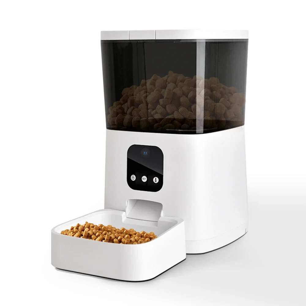 

Automatic Pet feeder Smart for Dogs Cats Wifi Remote Control Microchip Dog Pet Bowls Food Auto Feeder Treat Dispense Pet Feeder