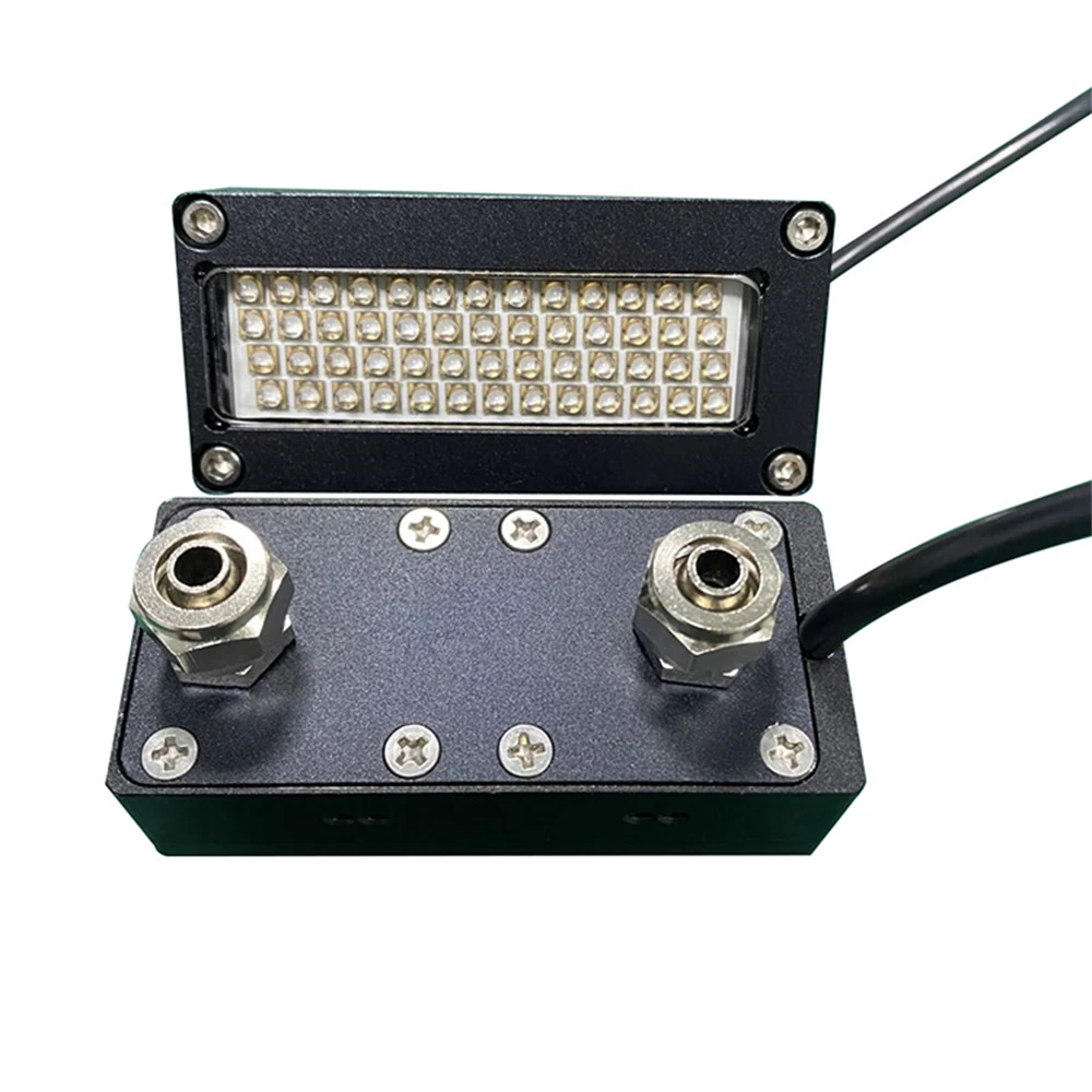 Imagem -01 - Lâmpada de Cura uv Led para Máquina de Impressão Digital Bico uv Refrigerado a Água de Alta Potência Tx800 Xp600 lampada de cura uv led para maquina de impressao digital bico uv refrigerado a agua de alta potencia tx800 xp600 01