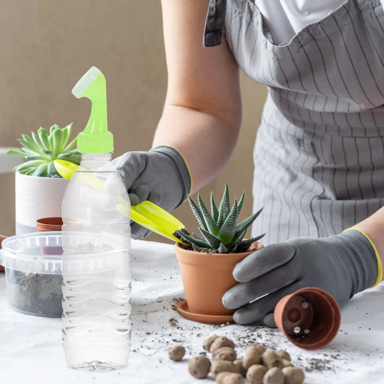 

4pcs Bottle Sprinkler Heads Plastic Watering Spouts Flower Sprayer Nozzles Garden Bonsai Water Can Accessories Universal Fit