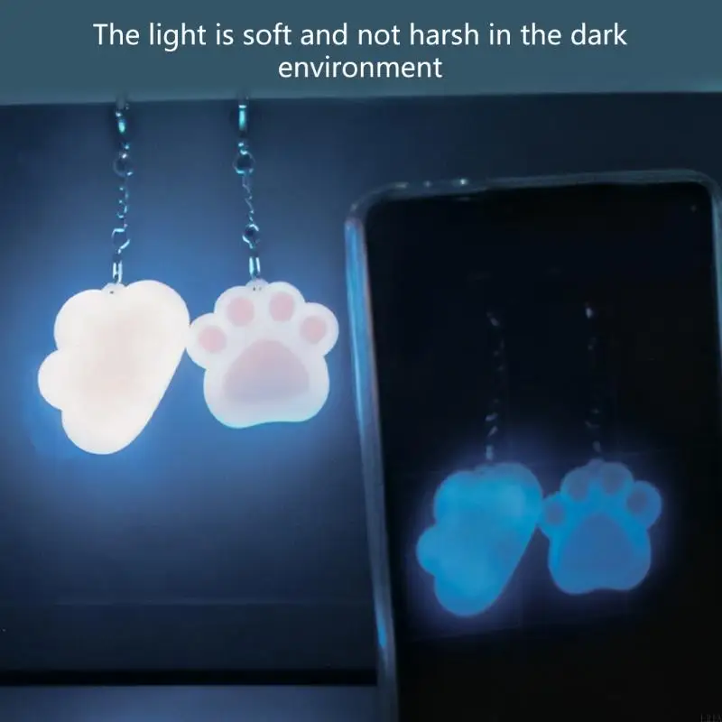 2025 جديد 5 قطع أضواء ليلية آمنة قابلة للشحن اللمس المنشط البلاستيك الملمس لسلسلة المفاتيح تصميم المحمولة التلقائي قبالة