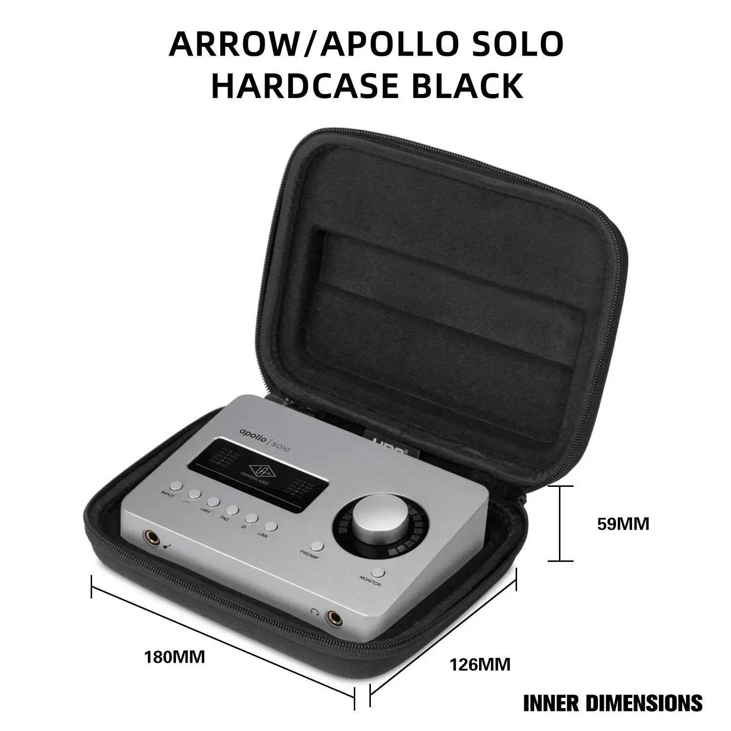 UA Apollo Two X/Solo/X4/Satellite Sound Card Special Equipment Hard Case Storage Bag