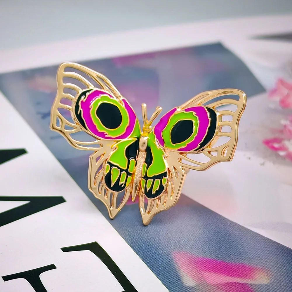 أنيمي غامض الموسم 2 Jinx فراشة خاتم قابل للتعديل للجنسين خاتم تأثيري مجوهرات اكسسوارات الدعائم هدايا الحفلات