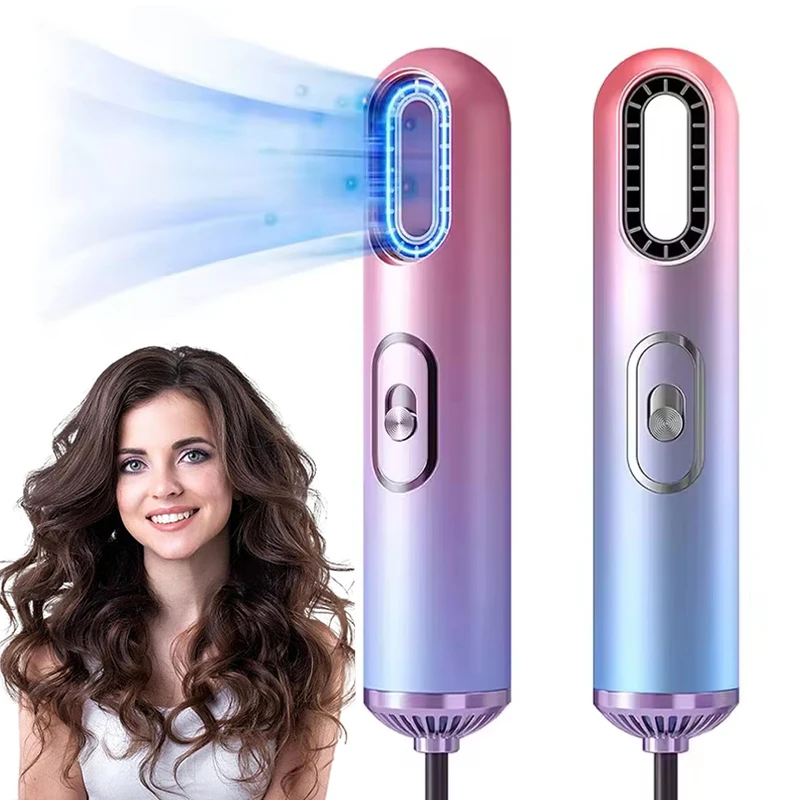 

Beauty Christmas Gift Aurora 3-in-1 Hairdryer Curling Comb Portable Three Level Negative Ion Hairdryer Explosive Hot Air Comb St