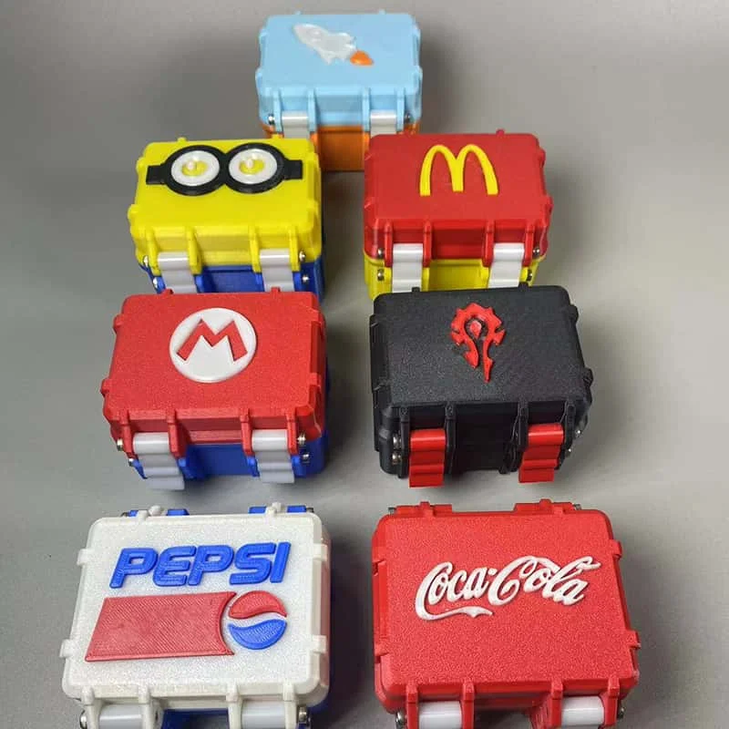 

3D Printed FPV 18650 AA AAA 5V 7V ​​Battery Box Carton​ Container​ 11pcs 20pcs for Model Aircraft Part