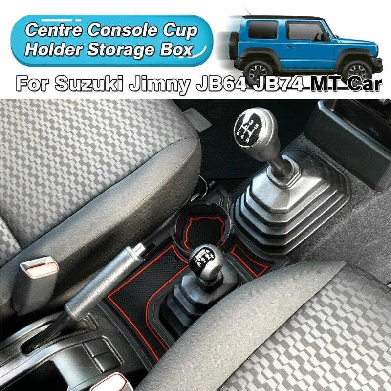 Car Center Console Gear Shift Tray Anti-slip Organizer Cup Holder Storage Box For Suzuki Jimny 2019 2020 MT Styling Accessories