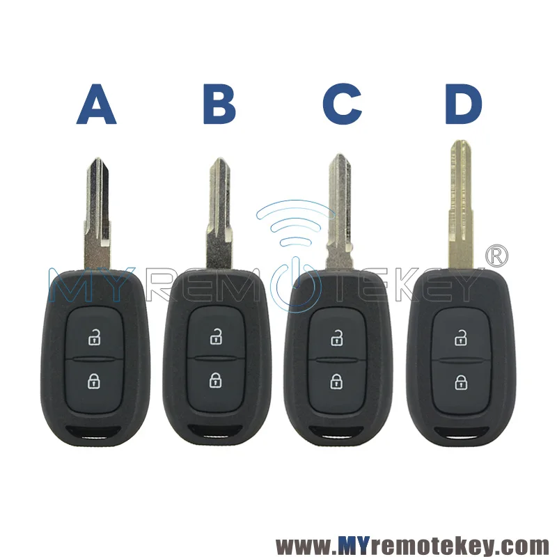 

MYREMOTEKEY FSK модель 2 кнопки 433 МГц для Renault Duster Kwid Sandero Logan AES-4A чип ключа автомобиля 2013 2014 2015 2016 2017 2018