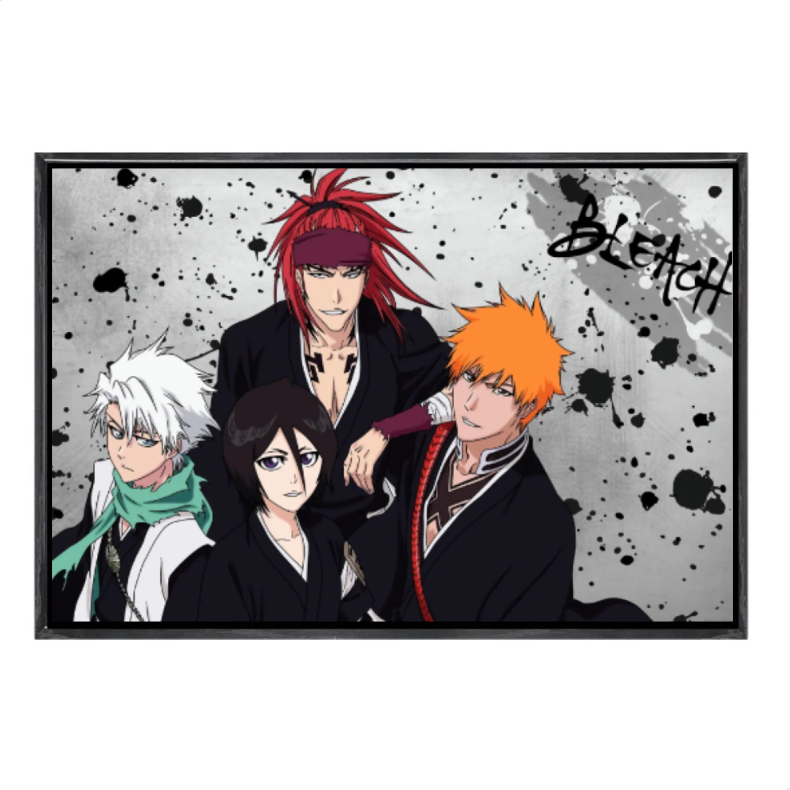 

Японская манга, многоразмерный холст, постер в двойной рамке, настенное искусство, домашний декор отбеливателя для гостиной, спальни