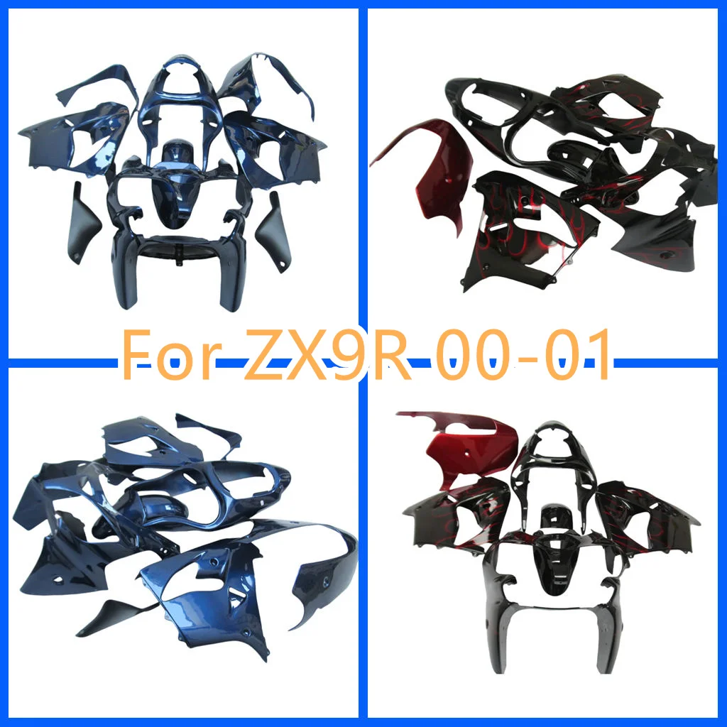 New ABS High Grade Motorcycle Fairing Kit Fit for Kawasaki 2000 2001 ZX9R ZX-9R 00 01 ZX 9R Bodywork Set 100% Fit Injection Mold