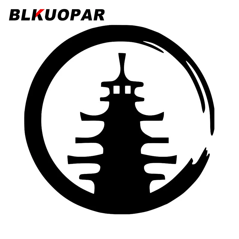 BLKUOPAR Buddha Sangha Buddhism Dharma Nirvana India Car Sticker Sunscreen Original Decal Vinyl Die Cut VAN Car Accessories