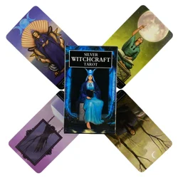 Silver Witchcraft Tarot Cards A 78 Deck Oracle English Visions Divination Edition Borad Playing Games