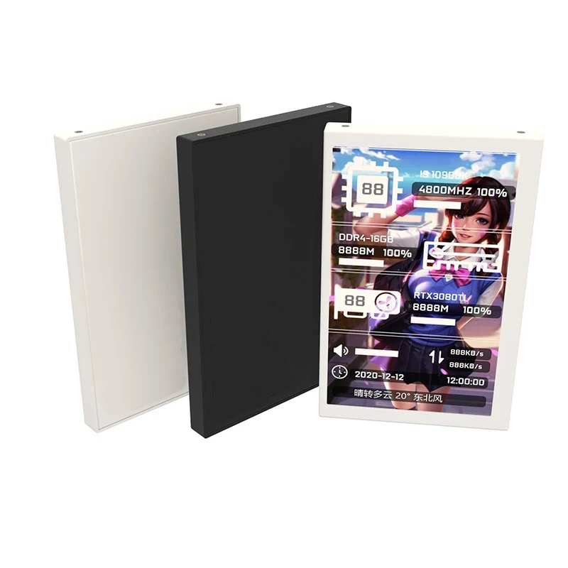 5.0 Inch IPS Type-C Secondary Screen Computer CPU GPU RAM HDD MonitorUSB Display For Freely AIDA64 mini monitor 800*480