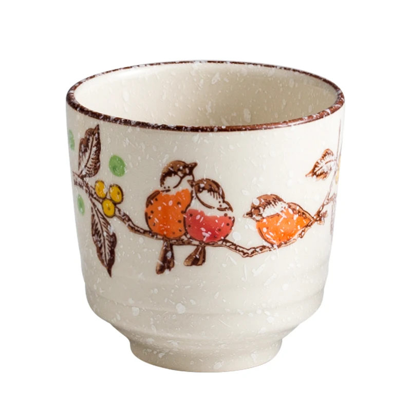 CHANSHOVA-Chinese Retro Style Ceramic Teacup, Chinese Porcelain Tea Cup, Small Coffee Cups, T027, 180ml