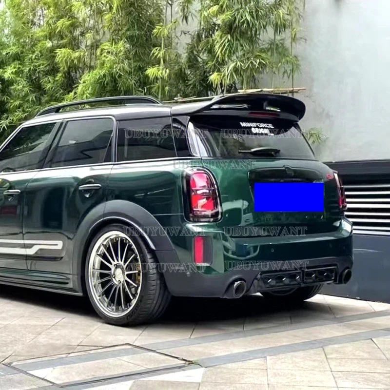 

Для BMW MINI Countryman F60 2017-2023 углеродное волокно/FRP глянцевый черный спойлер автомобильный Стайлинг хвостовое крыло модифицированные внешние аксессуары