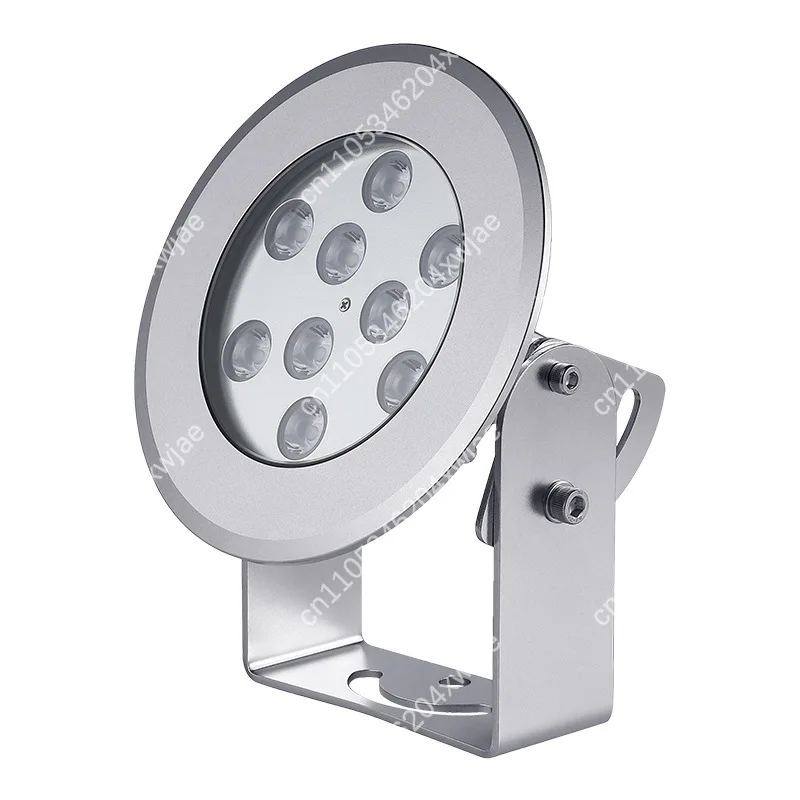 12/24V Underwater Spotlight 316L Stainless Steel LED Rockery Pool Landscape Light Colorful RGB Fountain Underwater Light