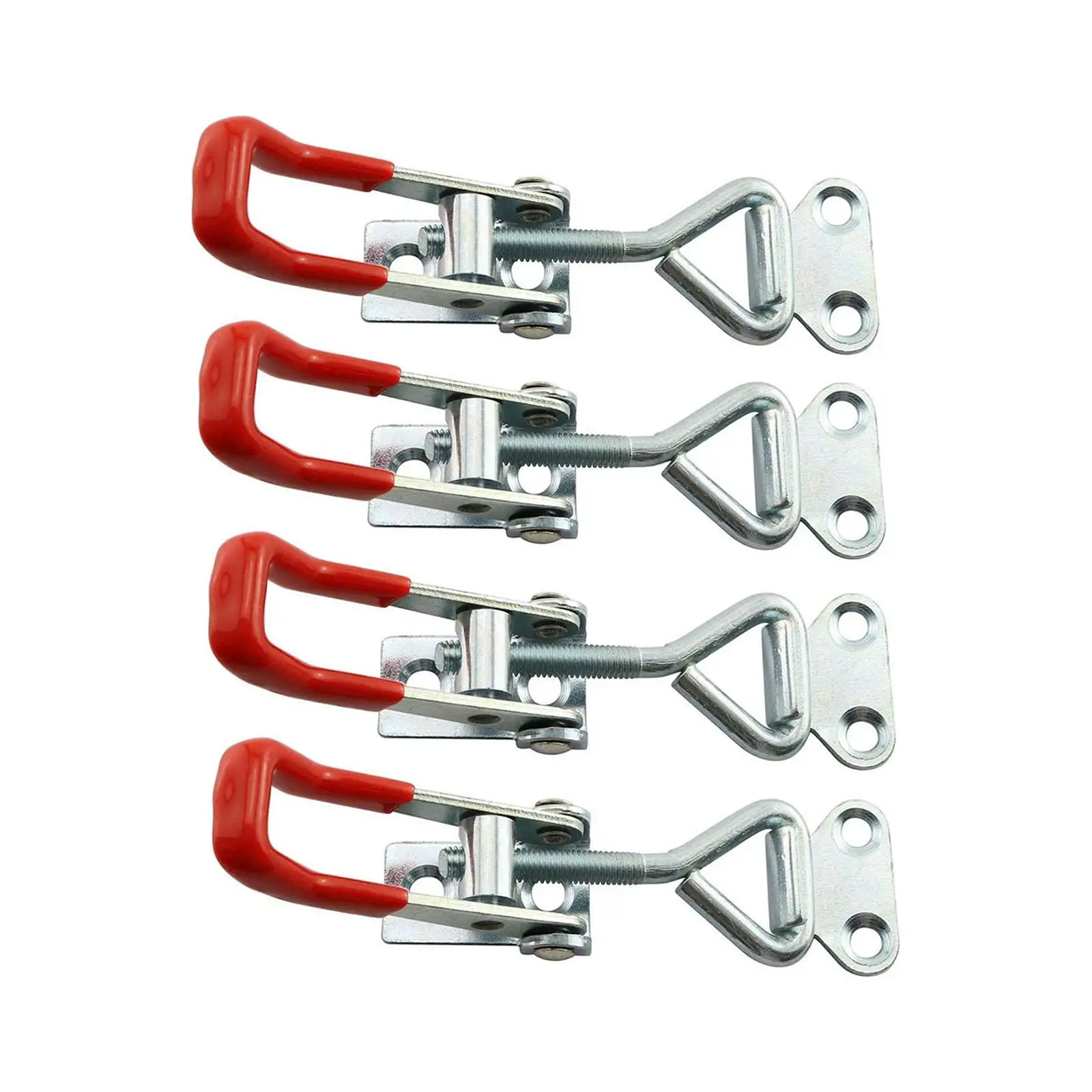 4x Toggle Latch Clamp Locks Cabinet Toolbox Case Hasp Hasp Clamps Adjustable