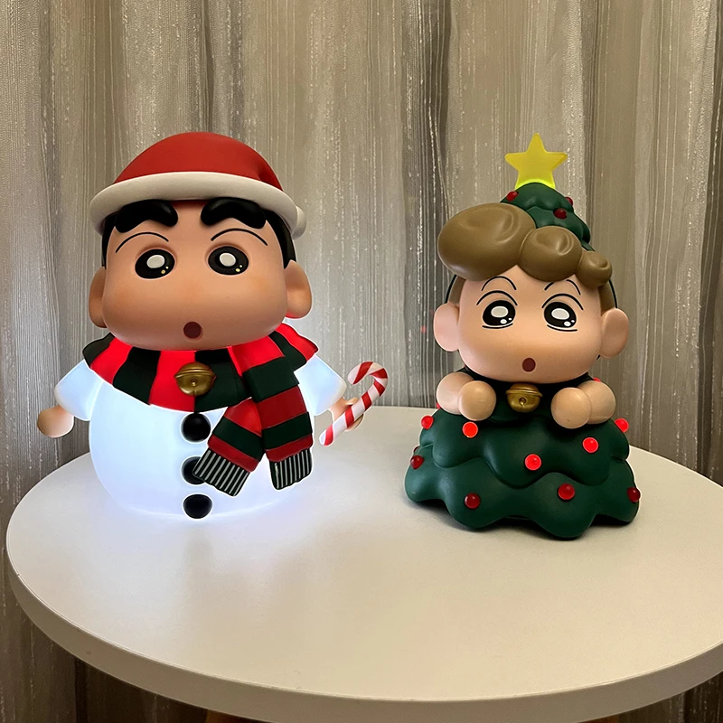 Crayon shin chan Anime Nohara Himawari Ambient Lights Christmas Cosplay Kawaii shin chan Movies Snowman Christmas Decora Gifts