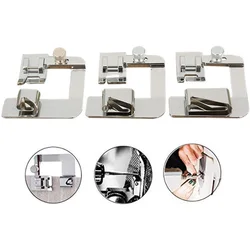 Wide Rolled Hem Pressure Foot Sewing Machine Presser Foot Hemmer Foot Low Shank Sewing Machine Presser Foot for Brother Singer