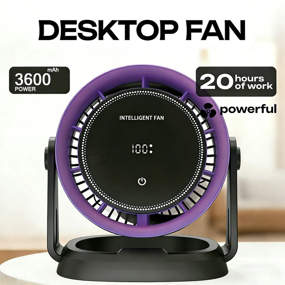 空気循環ファン、小型usb電源充電式ファン、家庭用キッチンや浴室用の静音ドリル不要壁掛け式