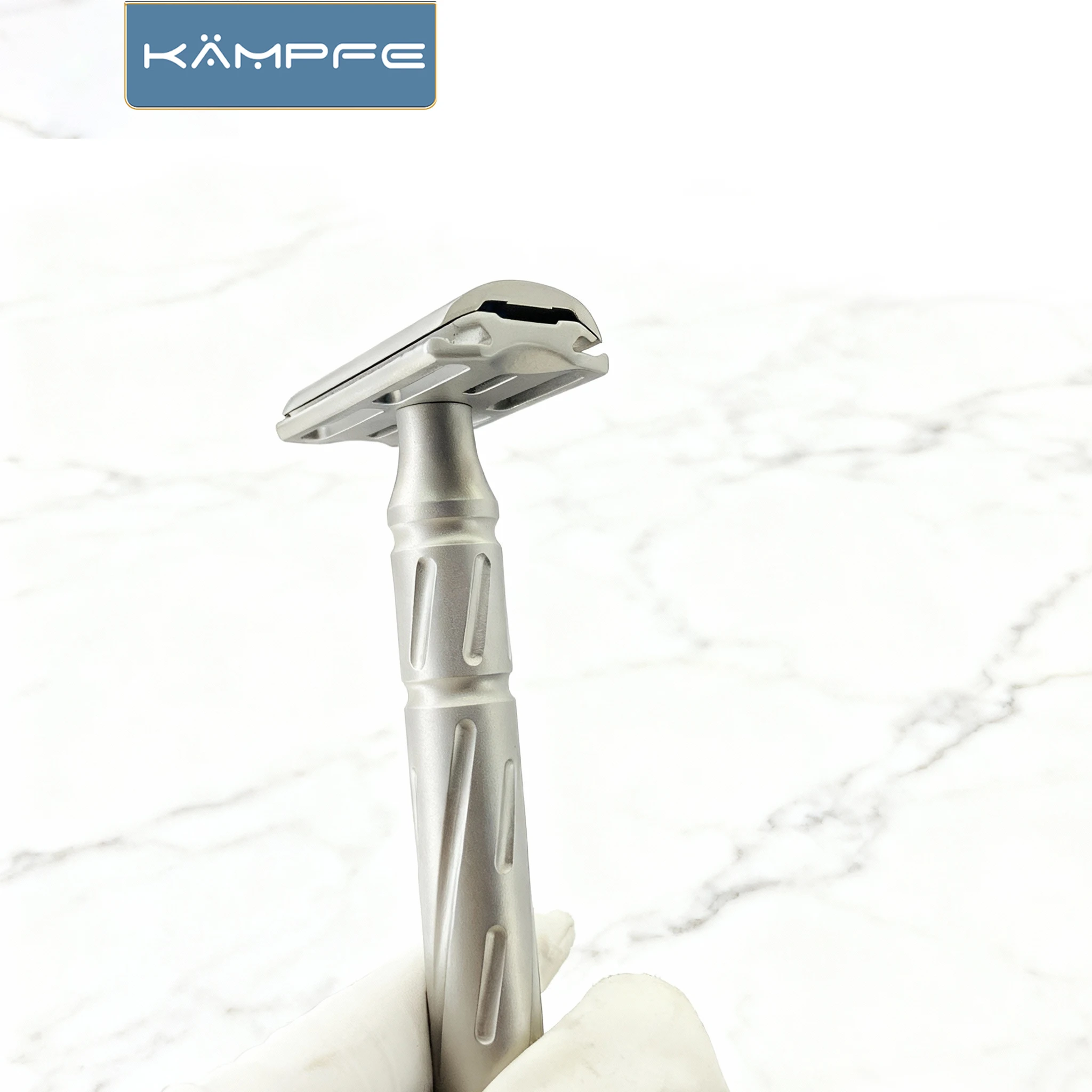 Kampfe Manual Safety Stainless Steel classic Cleaning Beard Shaver Wet Grip New Trimmer for men with 5 razor blades view 6