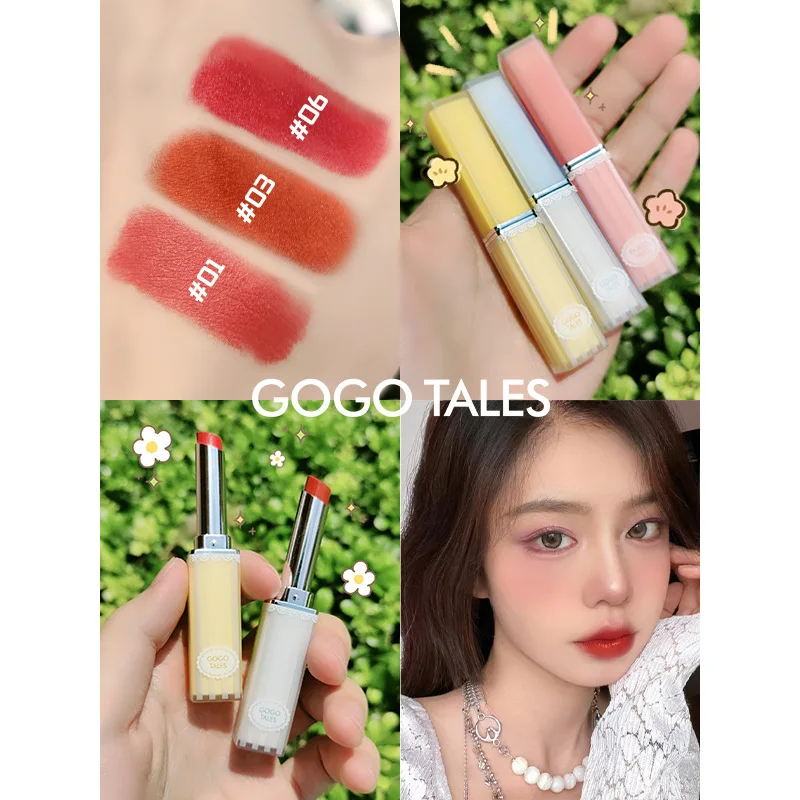 Gogotales Lace Lipstick Long Lasting Moisturizing Lipstick