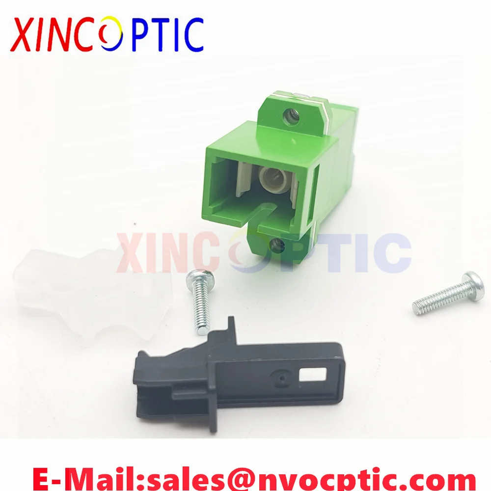2pcs E2000-SC Connector,SM Female E2K APC Plastic To SCAPC F Fiber Optical Hybrid Adapter Adaptor Coupler For Optic Equipment