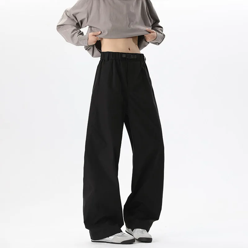

Spring New Style Shadowless Wall Quick-Dry Scimitar Straight-Leg Design Tall And Breathable Stylish Slimming Casual Pants