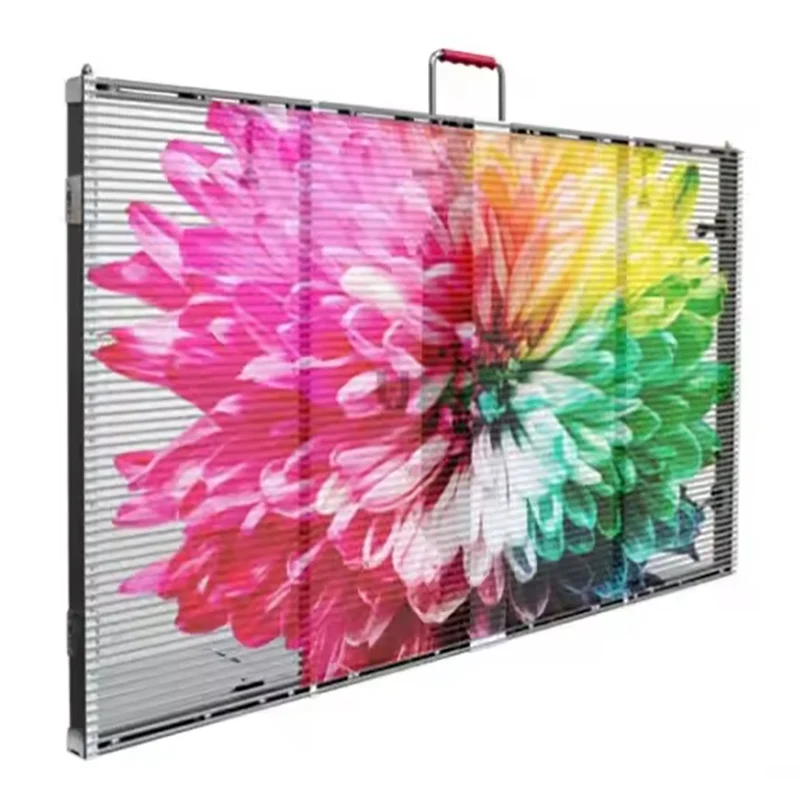 

Shenzhen Led Transparent film Screen Led Advertising Screen Wall P3.91 Outdoor Waterproof Transparent Led Screens