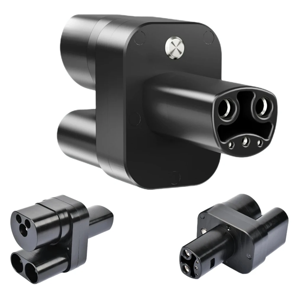  Ccs2 para adaptador tesla conversor 250 amper 1000v 250kw para modelo 3/x/y/s ccs combo 2 ev adaptador conversor de carregamento