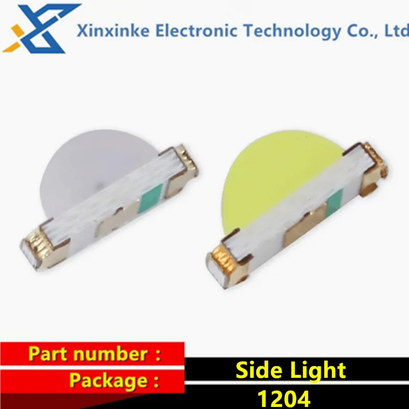 3000PCS Sidelight 1206 1204 Side Light SMD LED Red Yellow White Green Blue Emerald Green RGB Seven-Colors Light Emitting Diode